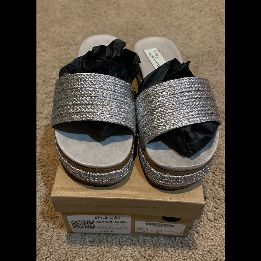 Vintage Havana New in box silver slides